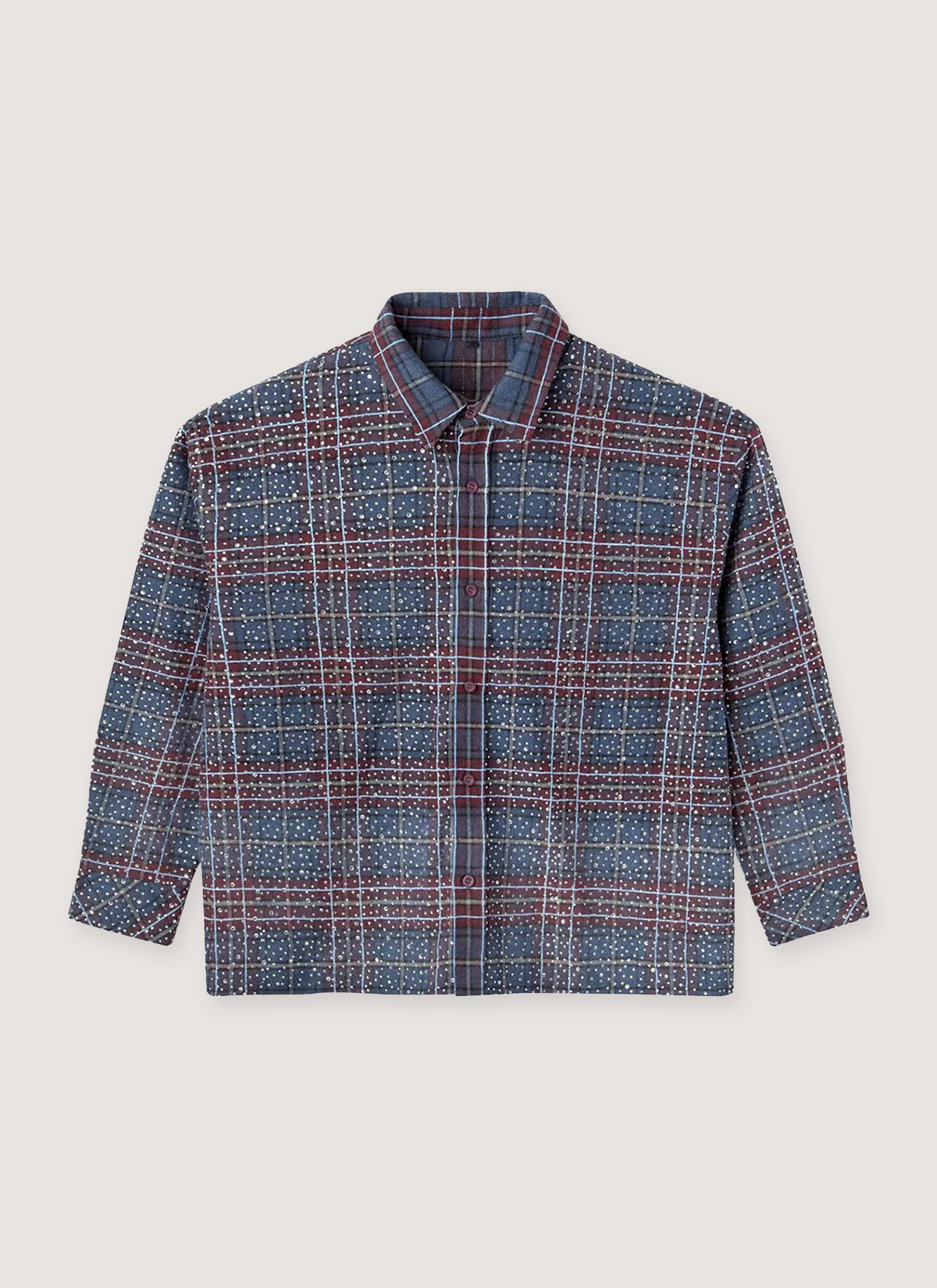 HMDD Disco Flannel Navy Red – PIECES