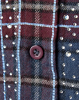 HMDD Disco Flannel Navy Red
