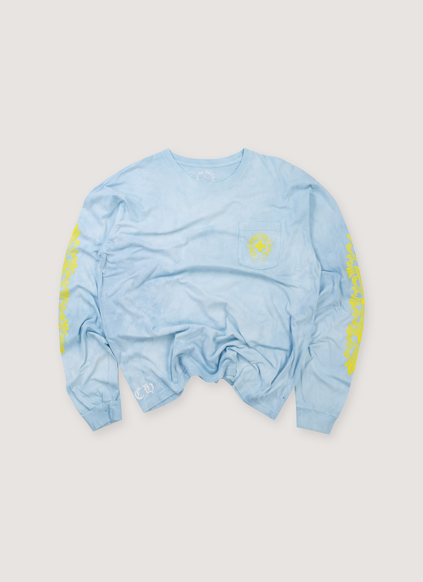Chrome Hearts Miami Exclusive Made in Hollywood Longsleeve Blue Neon (Pre-Owned) Miami Exclusive Made in Hollywood Longsleeve Blue Neon (Pre-Owned) - Authenticated Longsleeves | Pieces Los Angeles