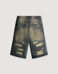 Lost SHDWS DSTRY Denim Short Blue Bone