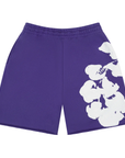 Denim Tears Biggie Cotton Wreath Sweatshorts Purple