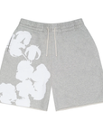 Denim Tears Biggie Cotton Wreath Sweatshorts Heather Grey