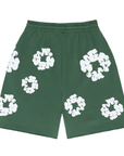 Denim Tears Cotton Wreath Sweatshorts Green