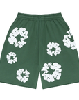 Denim Tears Cotton Wreath Sweatshorts Green