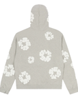Denim Tears Cotton Wreath Zip Up Sweatshirt Grey