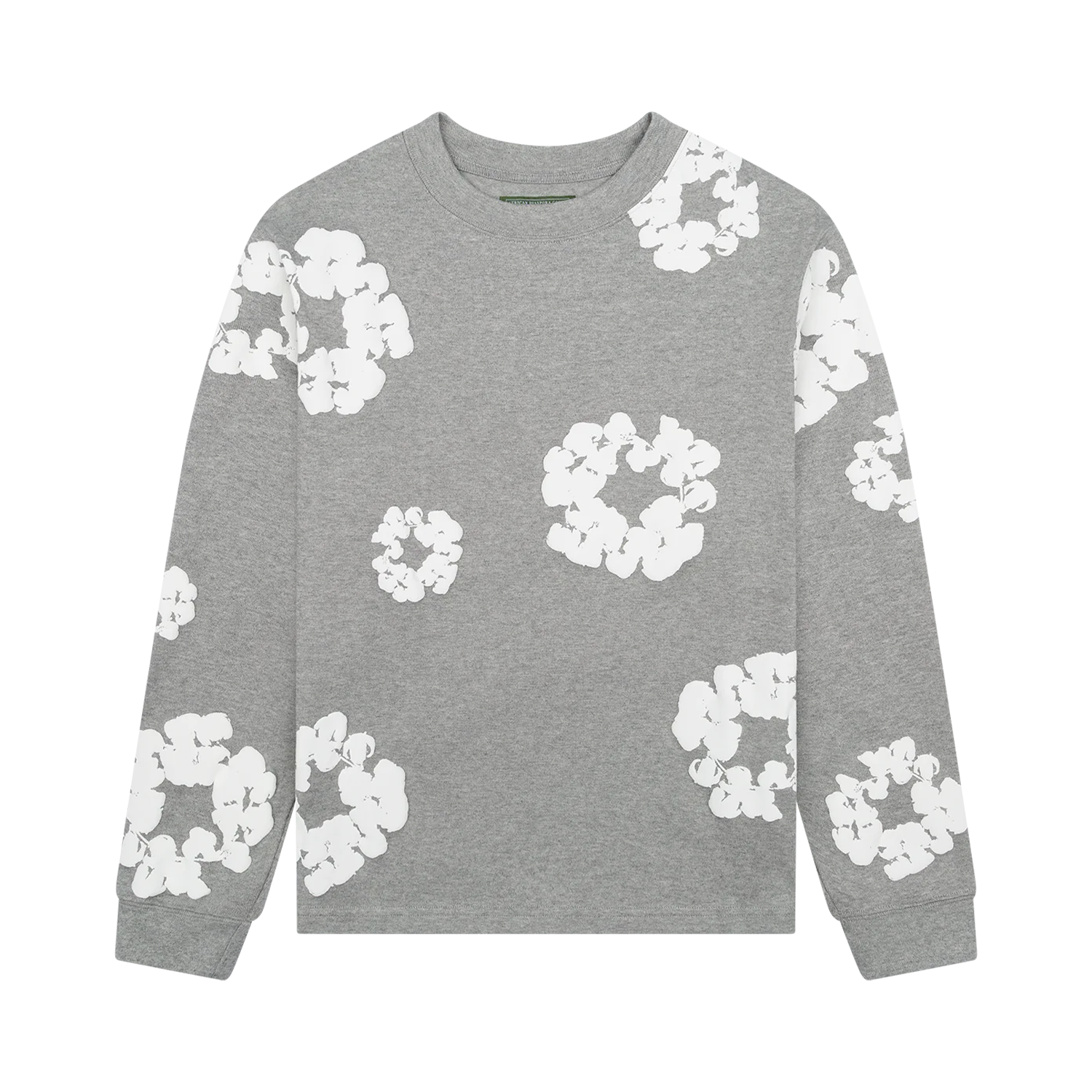 Denim Tears Cotton Wreath Long Sleeve Grey