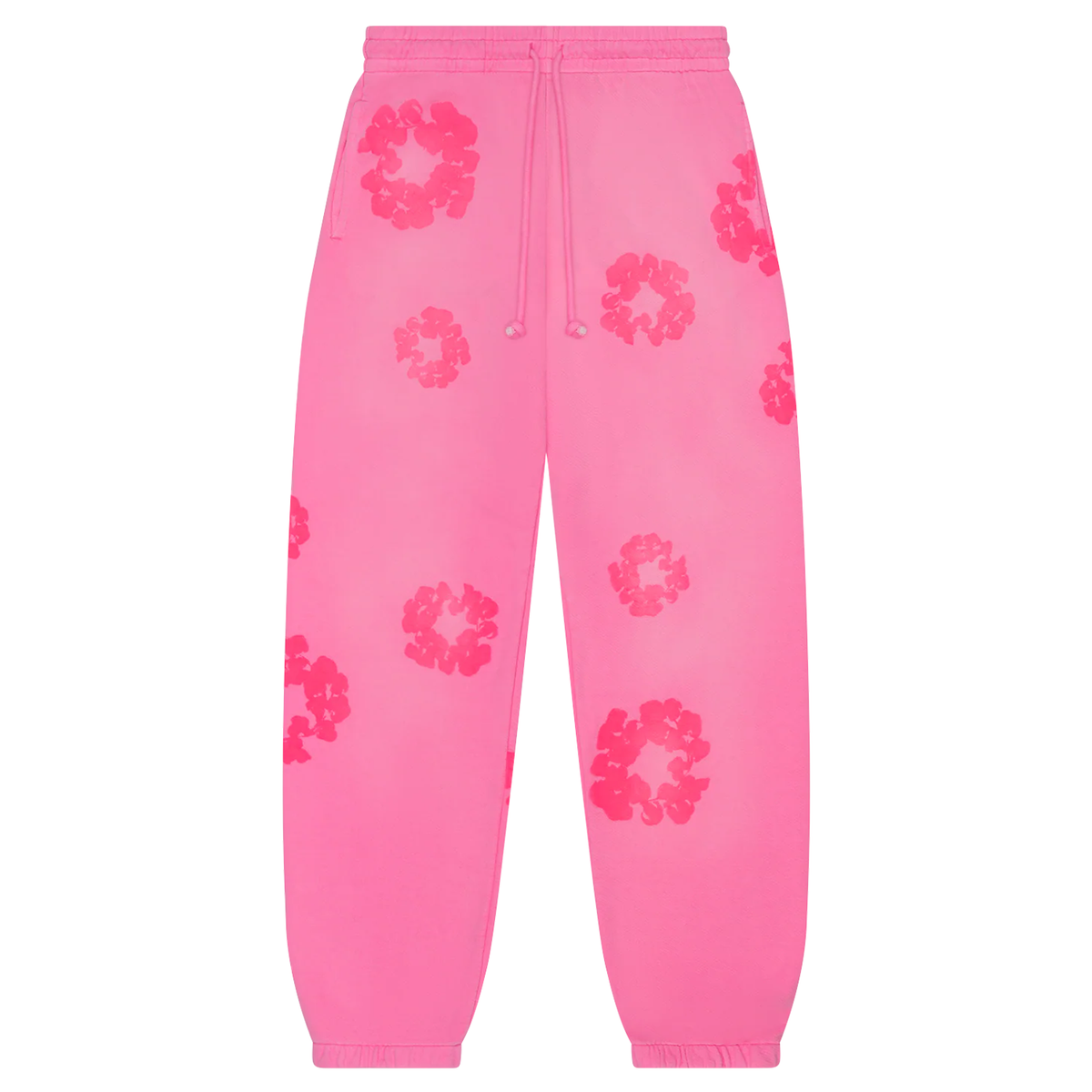 Denim Tears Mono Cotton Wreath Sweatpants Pink – PIECES