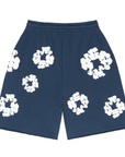 Denim Tears Cotton Wreath Sweatshorts Navy