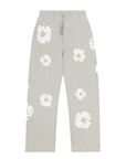 Denim Tears Cotton Wreath Open Hem Sweatpants Grey