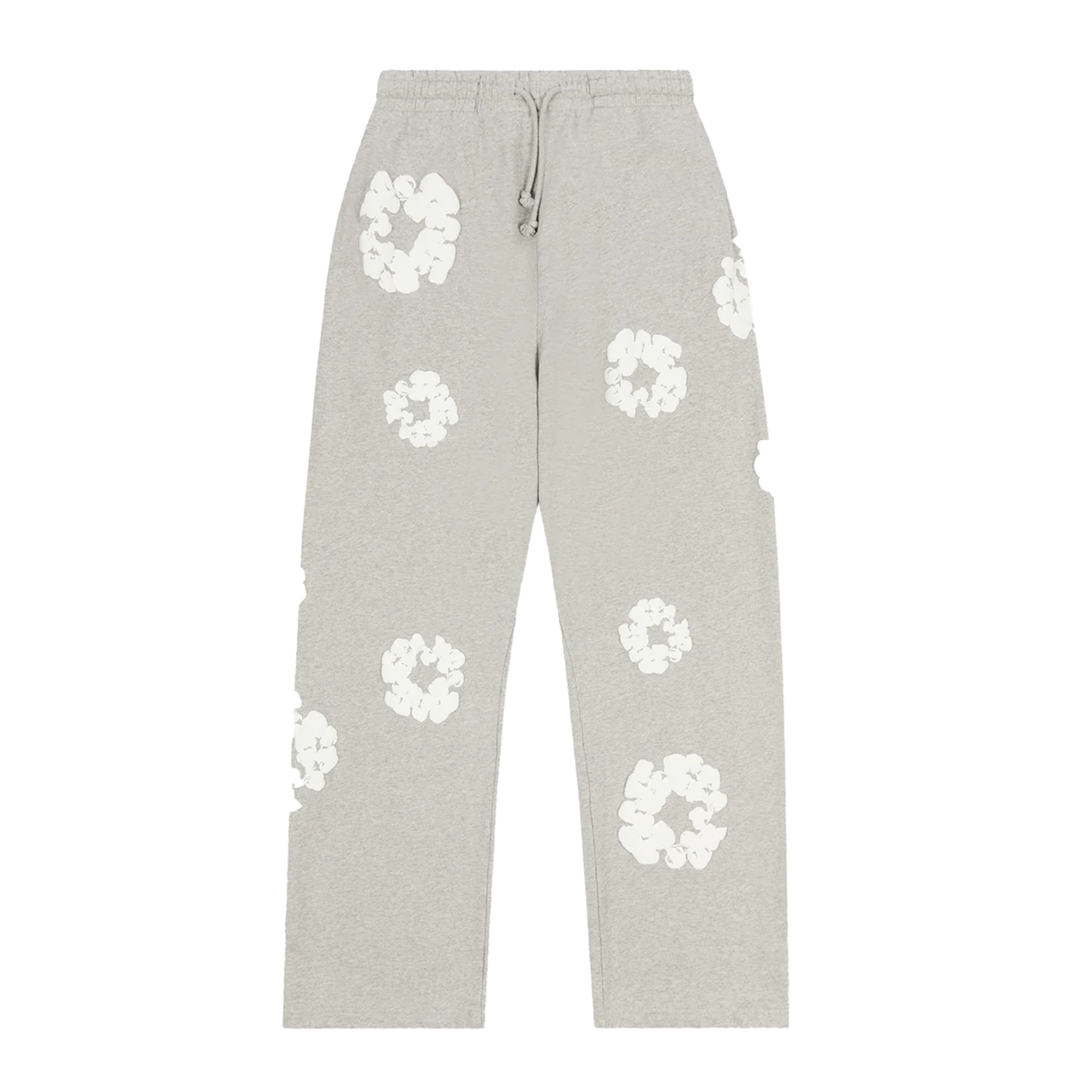 Denim Tears Cotton Wreath Open Hem Sweatpants Grey – PIECES