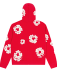 Denim Tears Cotton Wreath Zip Up Sweatshirt Red