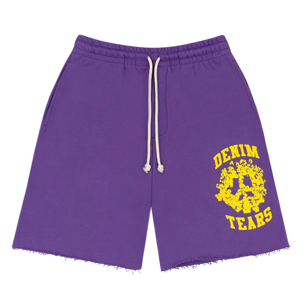 パンツ DENIM TEARS University Sweat Shorts Blue Denim Tears: Men's Denim University Mesh Shorts (Light Blue