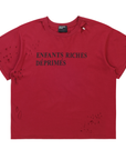 Enfants Riches Déprimés Classic Logo Tee Damaged Red