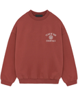 Essentials Fleece Crewneck Crimson