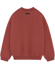 Essentials Fleece Crewneck Crimson