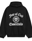 Essentials Heavy Fleece Vintage Shrunken Sweatshirt Black