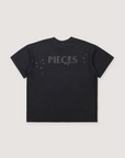 Pieces F***ed Tee Vintage Black