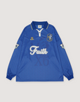 Saint Michael Faith Soccer Shirt Blue