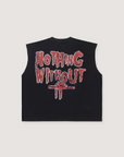 Vertabrae Fever Cut Off Black