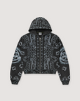Vale Forever Flag Zip Up Sweatshirt Black