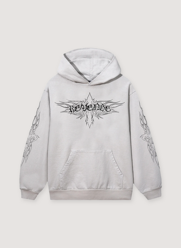 Revenge Flaming Cross Sweatshirt Flaming Cross Sweatshirt - Authenticated Sweatshirts | Pieces Los Angeles