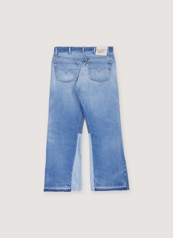 Gallery Dept. LA Flare Denim Medium Indigo alternate view - Shop at Pieces Los Angeles