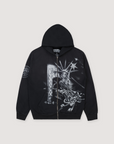 Travis Scott Freedom Zip Up Sweatshirt Black
