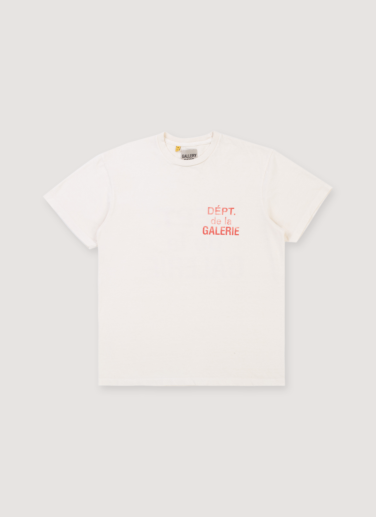 Gallery Dept. French Logo Tee Cream Red – PIECES