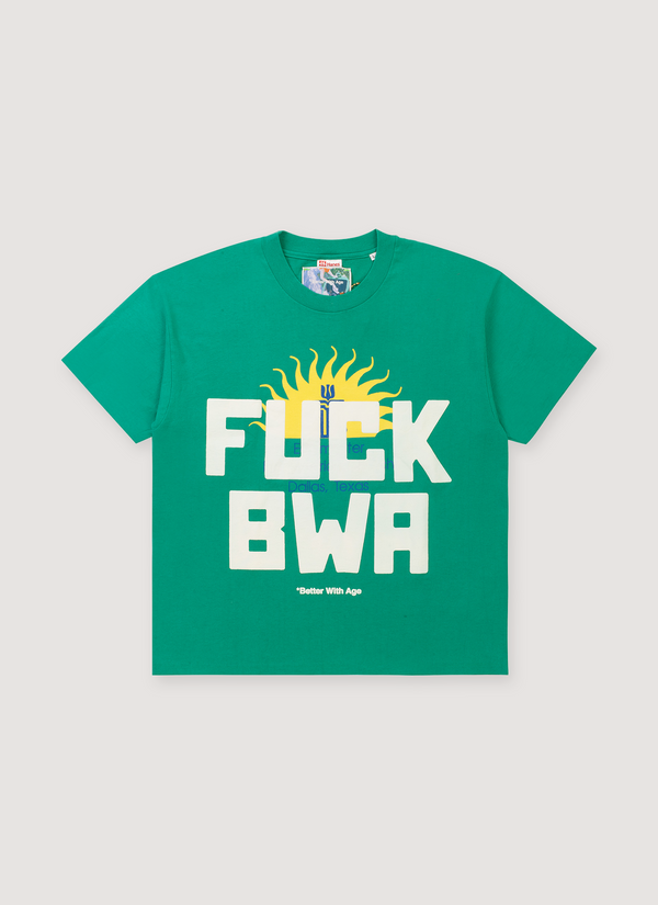 Better With Age Fuck BWA Tee Green (Dallas) Fuck BWA Tee Green (Dallas) - Authenticated T-shirts | Pieces Los Angeles