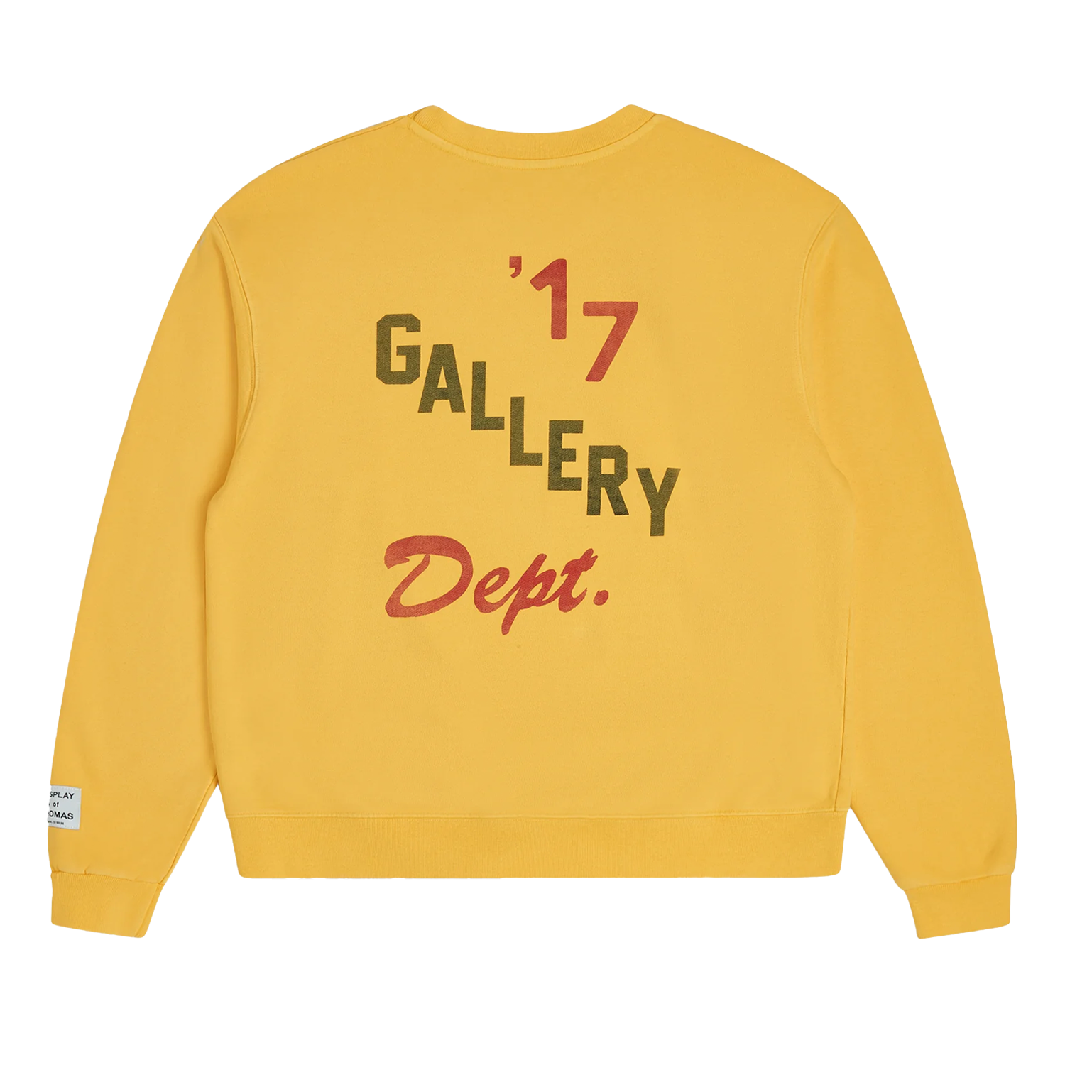 Gallery Dept. Boxing Merch Crewneck Yellow