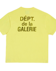 Gallery Dept. French Logo Tee Flo Yellow