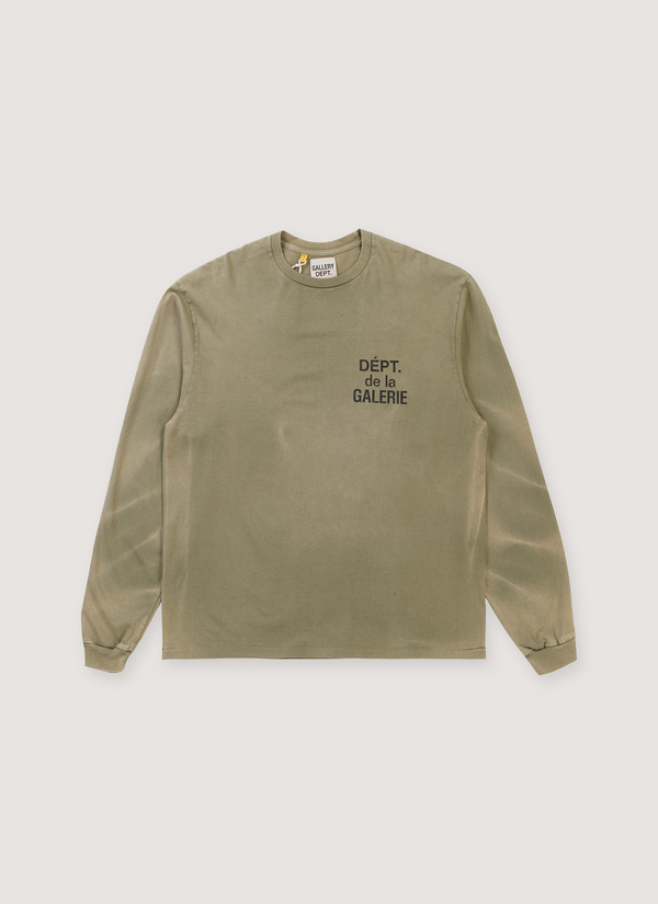 Gallery Dept. French Logo Longsleeve Olive French Logo Longsleeve Olive - Authenticated Longsleeves | Pieces Los Angeles