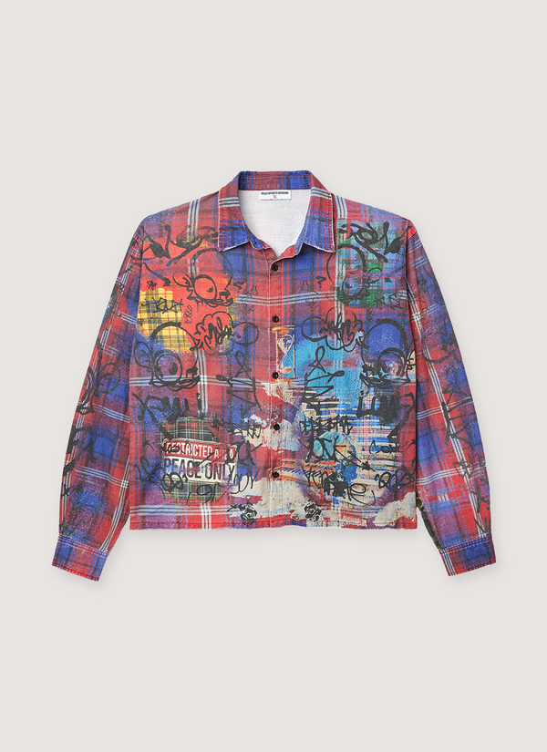Vale Forever Graffiti Flannel Multicolor Graffiti Flannel Multicolor - Authenticated Shirts | Pieces Los Angeles