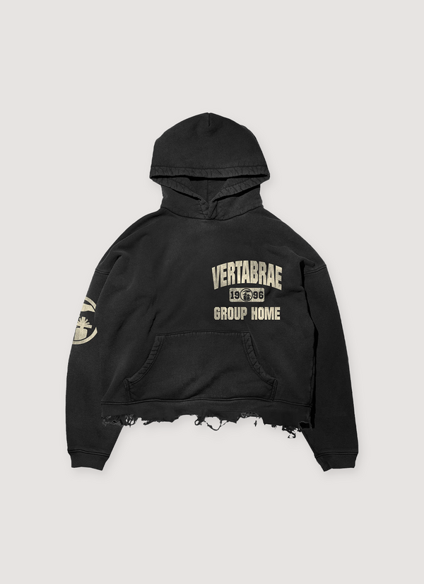 Vertabrae Group Home Sweatshirt Vintage Black Group Home Sweatshirt Vintage Black - Authenticated Sweatshirts | Pieces Los Angeles
