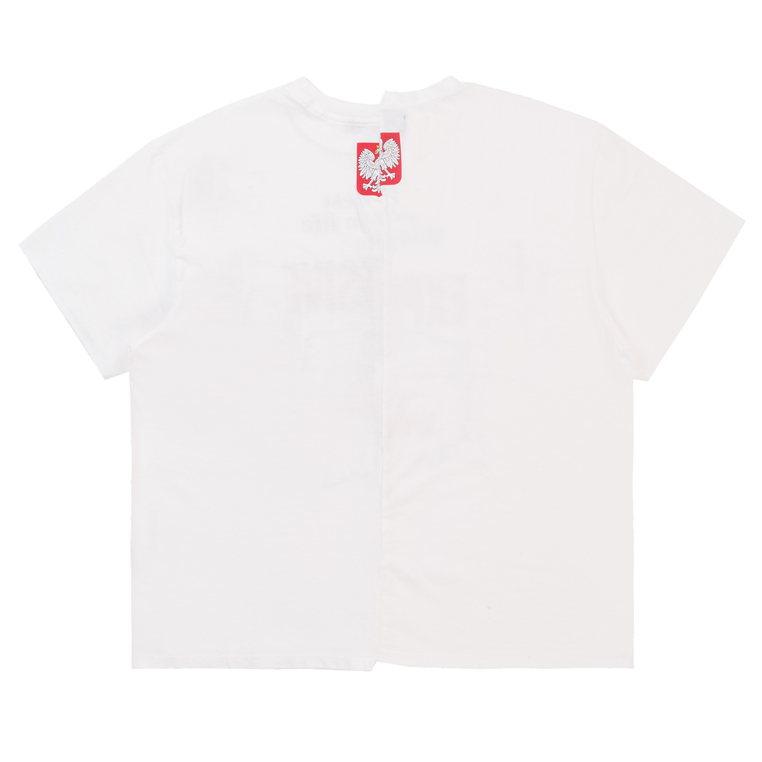 Project G/R Tight Fit Split Tee White – PIECES