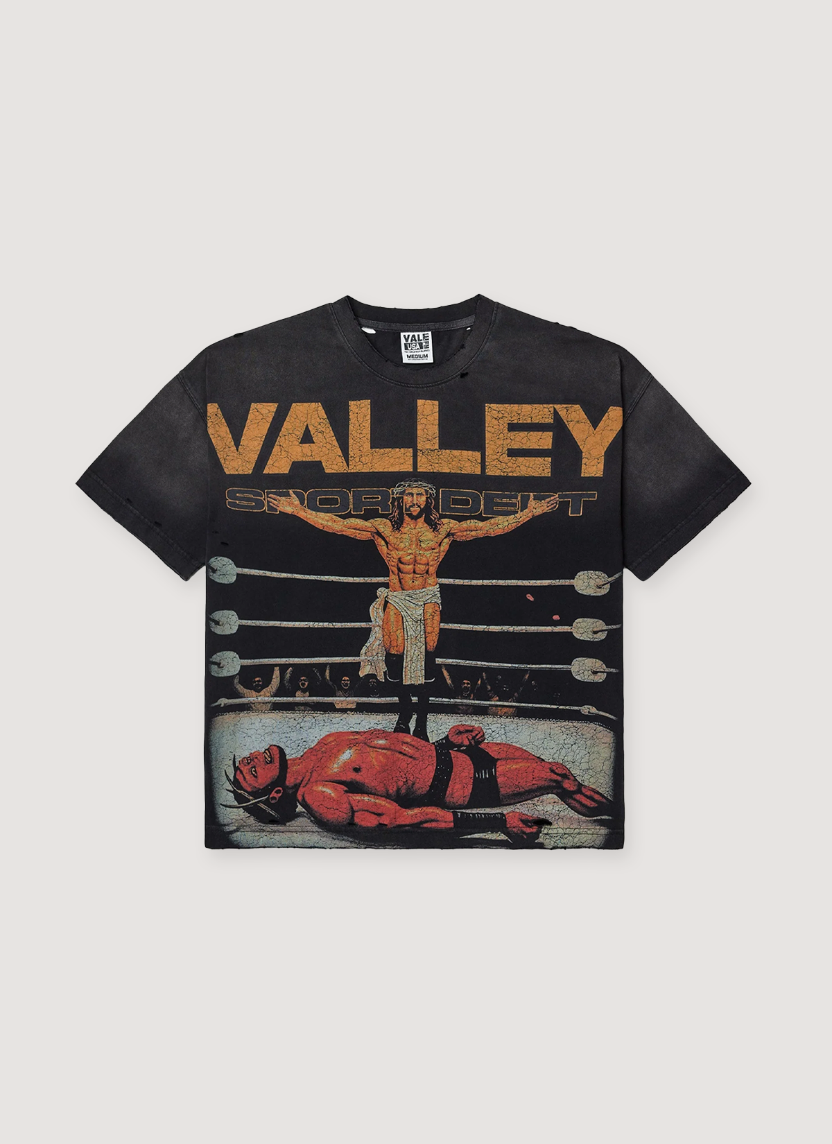 Vale Forever Jesus Hardy Tee Vintage Black