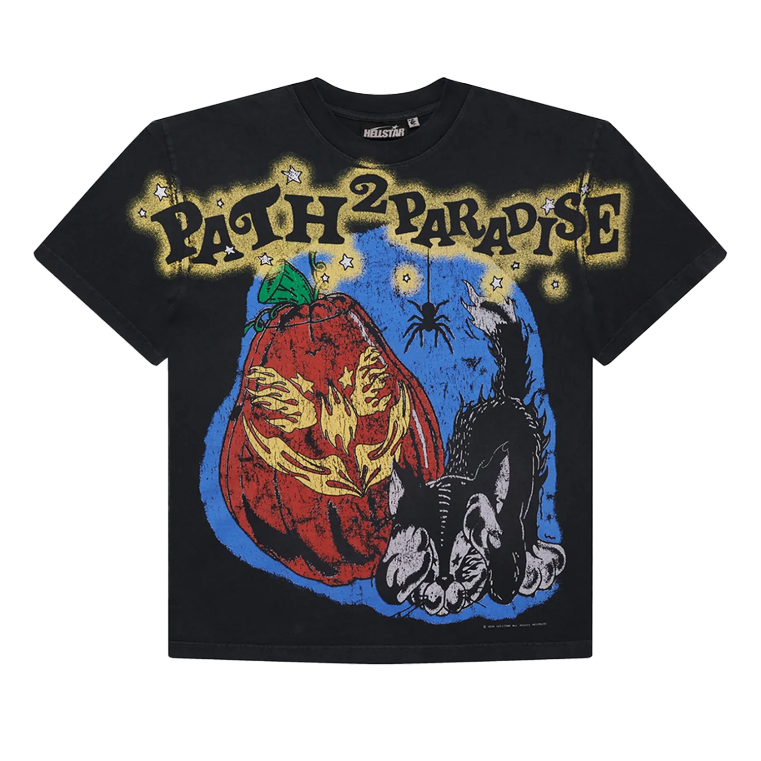 Hellstar Halloween 1996 P2P Tee Vintage Black – PIECES