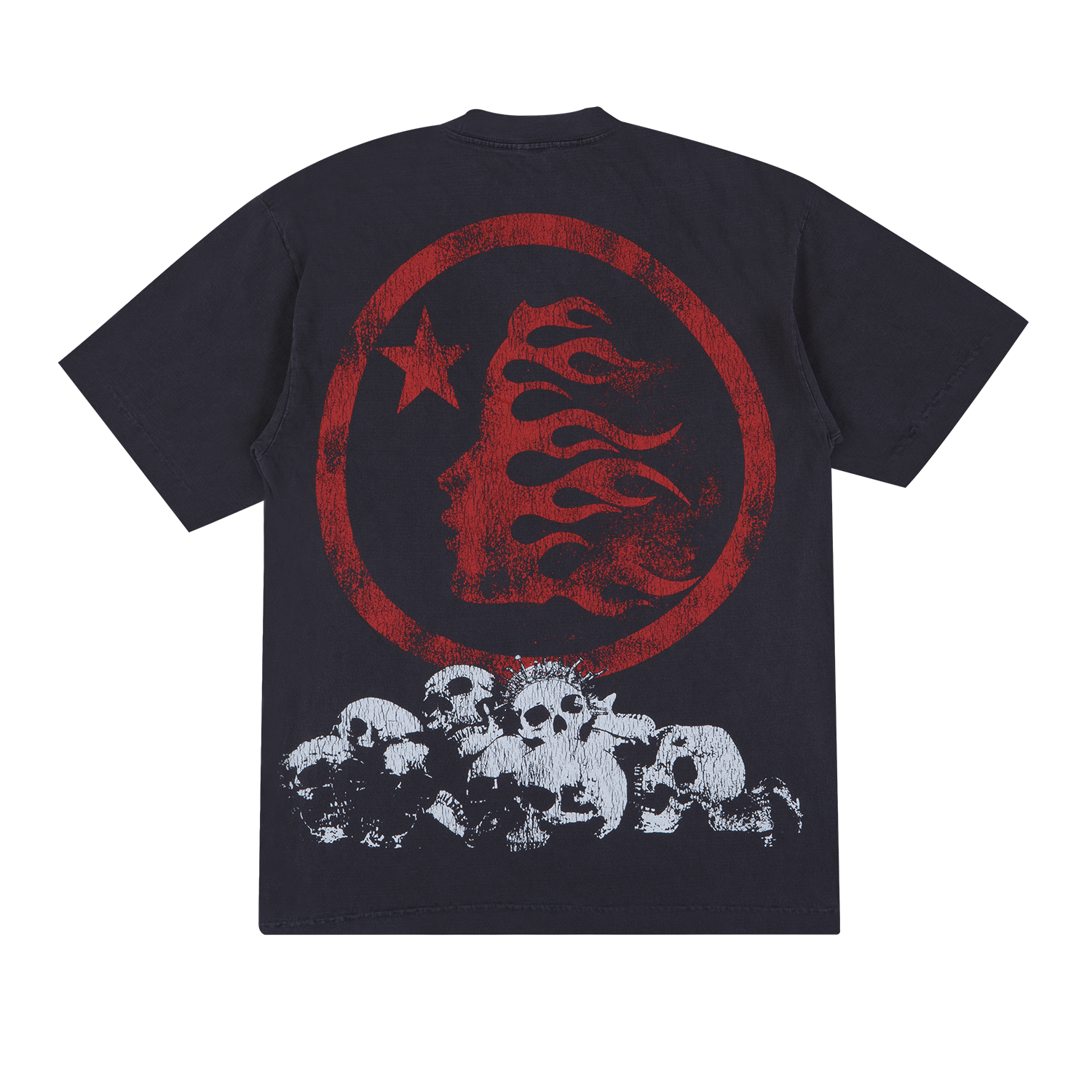 Hellstar Crowned Skull Tee Vintage Black
