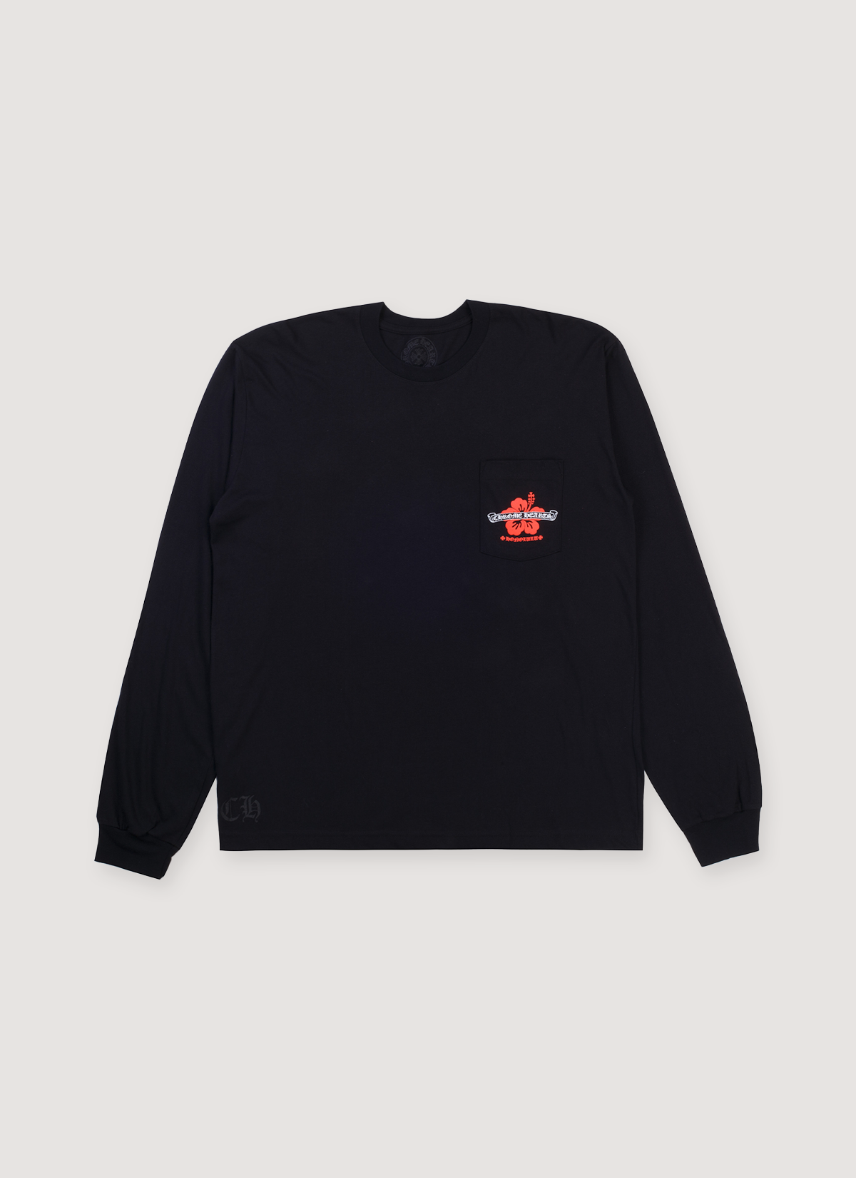 トップス CHROME HEARTS Chrome Hearts Hibiscus Longsleeve Black – PIECES
