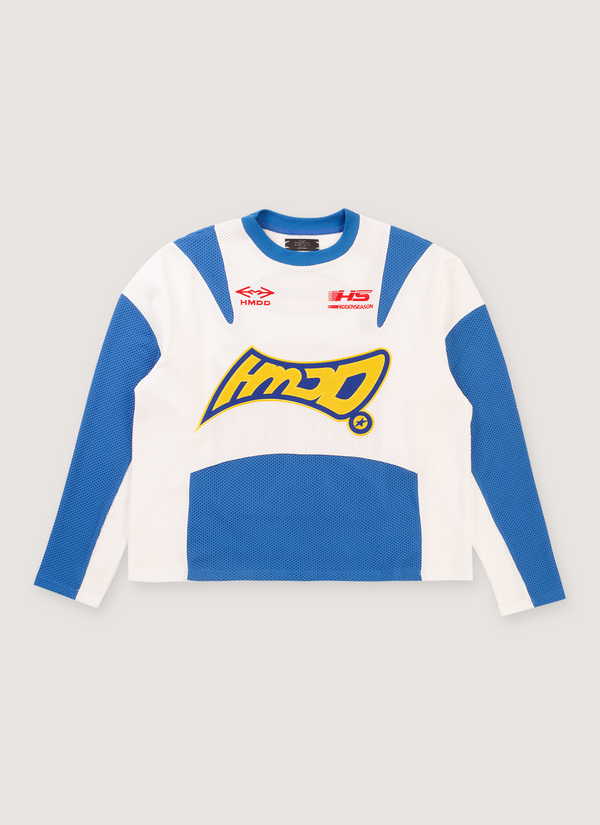 HMDD Hidden Season Motoeaux Jersey White Blue Hidden Season Motoeaux Jersey White Blue - Authenticated Longsleeves | Pieces Los Angeles