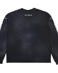 Hellstar Cursive Logo Longsleeve Vintage Black