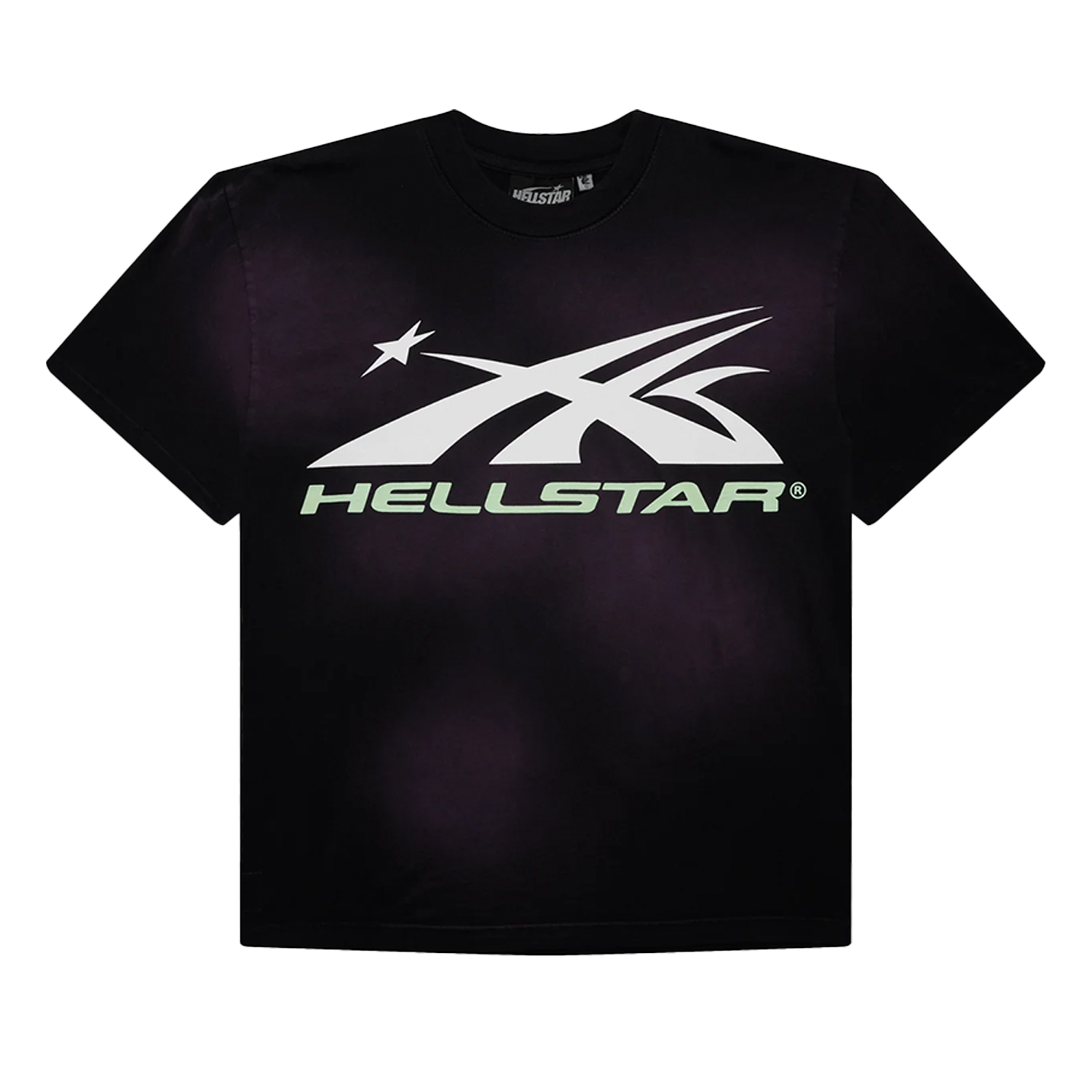 Hellstar Glow In The Dark Sports Logo Tee Purple