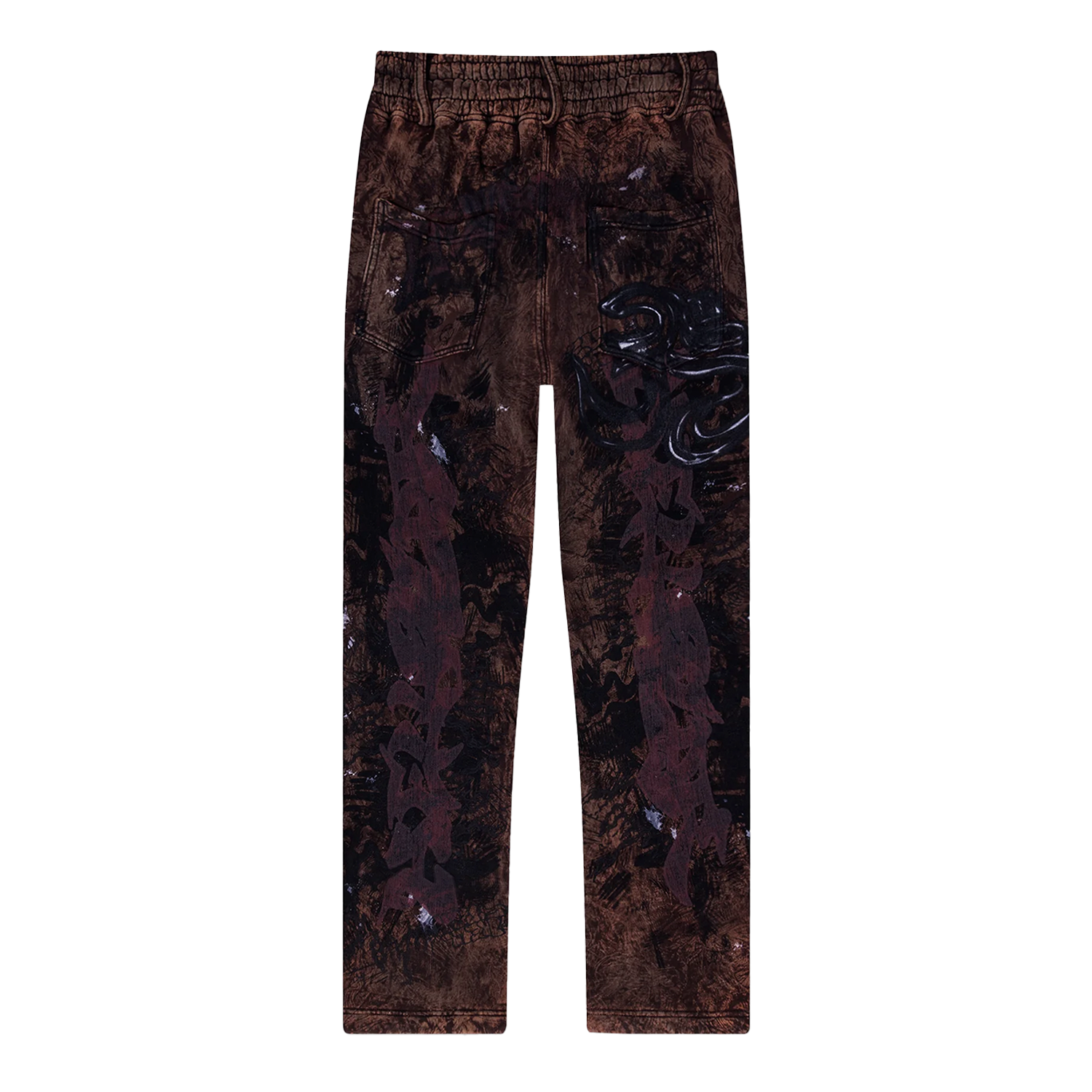 Hellstar Grafitti Sweatpants Brown