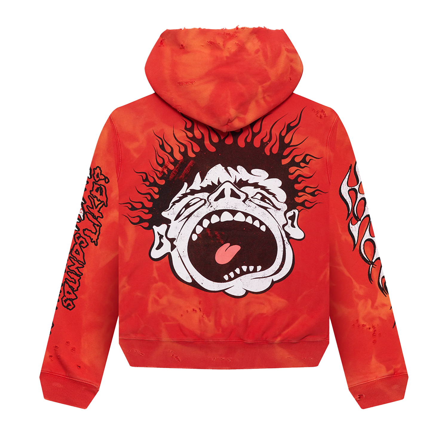 Hellstar Records Sweatshirt Lava Wash – PIECES