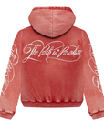 Hellstar Path to Paradise Zip Up Vintage Red