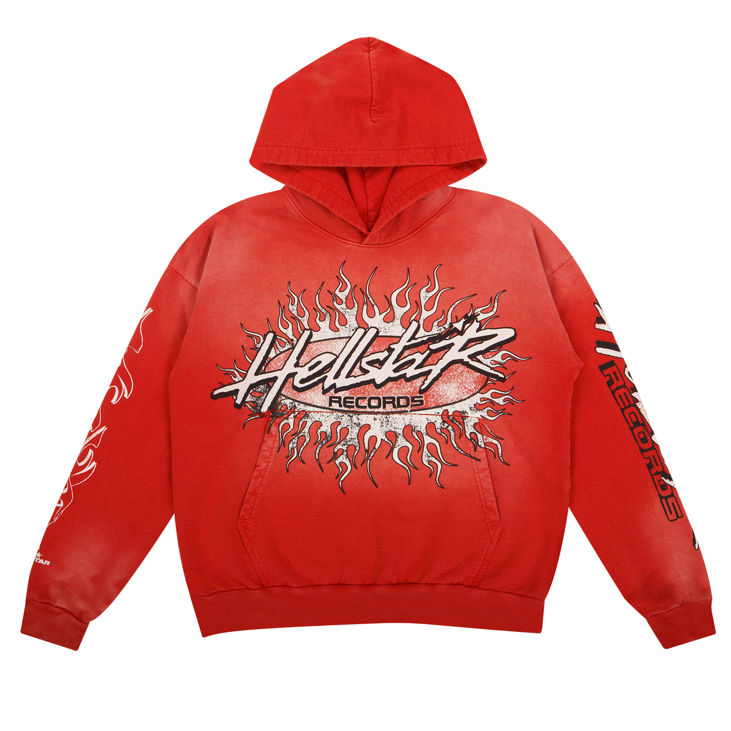 Hellstar Records Sweatshirt Red – PIECES