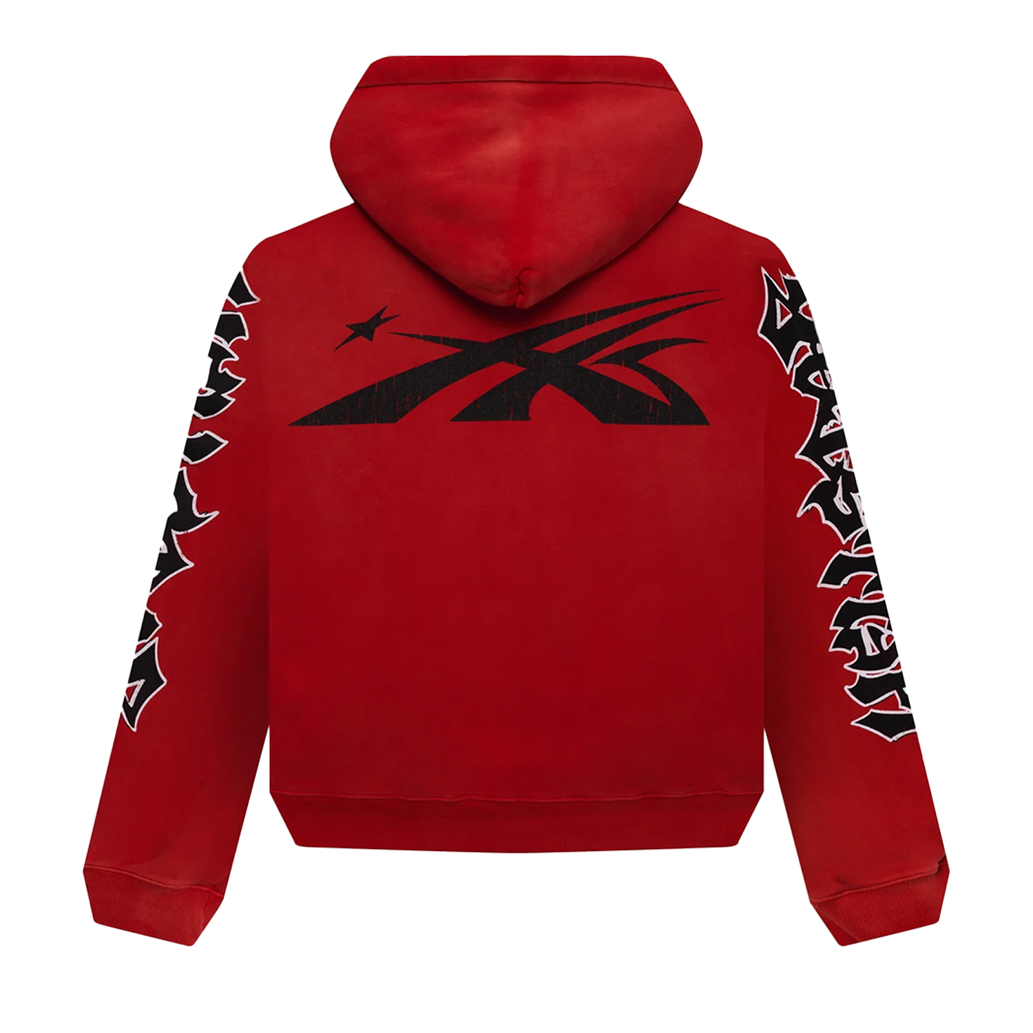 Hellstar Halloween Skeleton Airbrush Sweatshirt Red