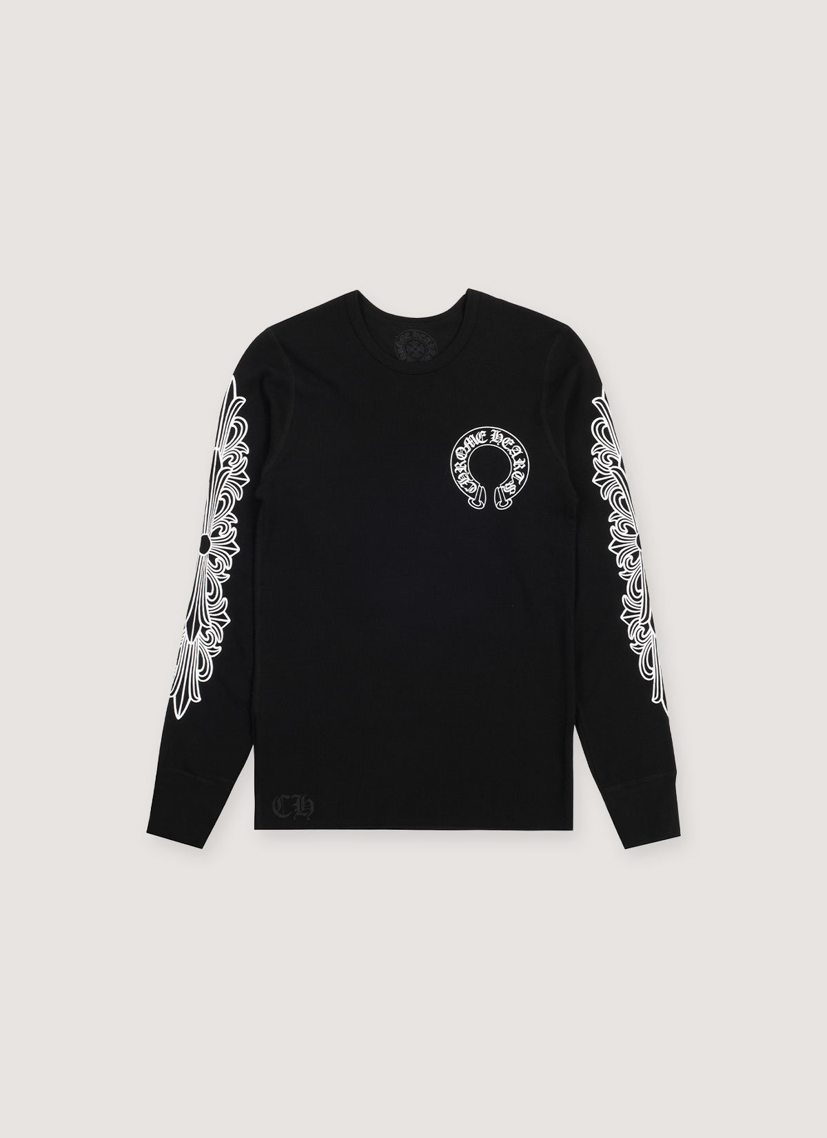 トップス CHROME HEARTS HORSESHOE THERMAL L/S TEE Horseshoe Thermal Long Sleeve Black – PIECES