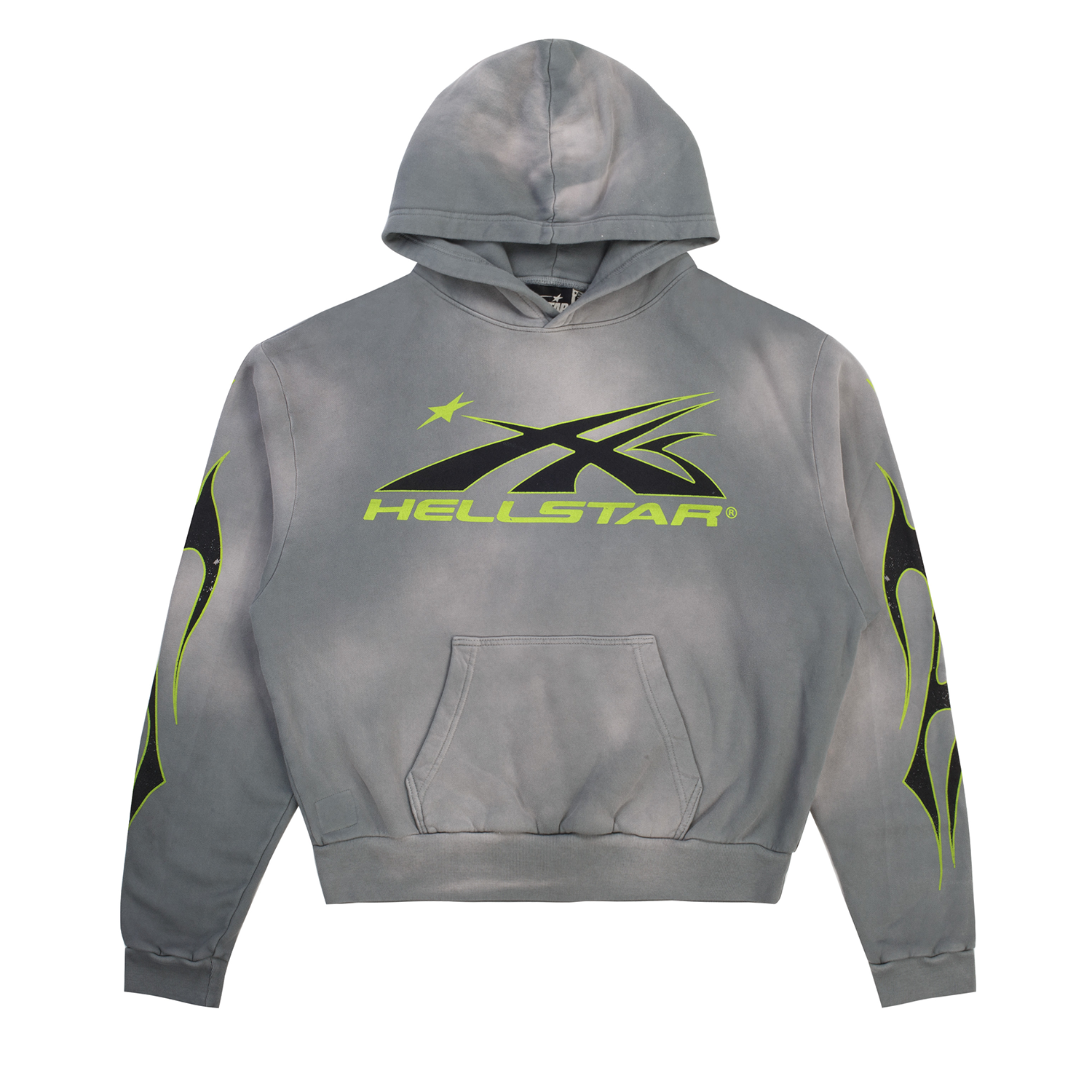 Hellstar Sports Logo Sweatshirt Grey Neon – PIECES