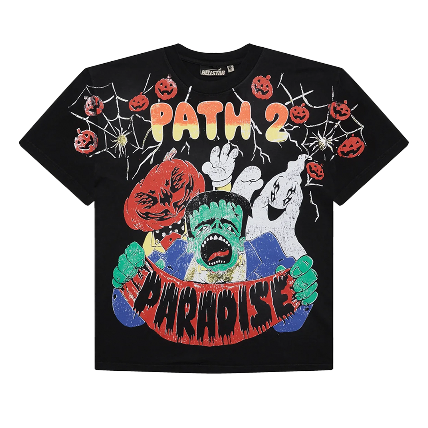 Hellstar Spooky Character Tee Vintage Black – PIECES